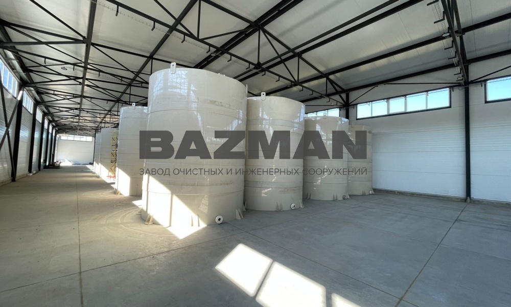 Комплект реакторов, отстойников и емкостей накопительных для производства косметики ООО "Мульсан" ПГТ Энем